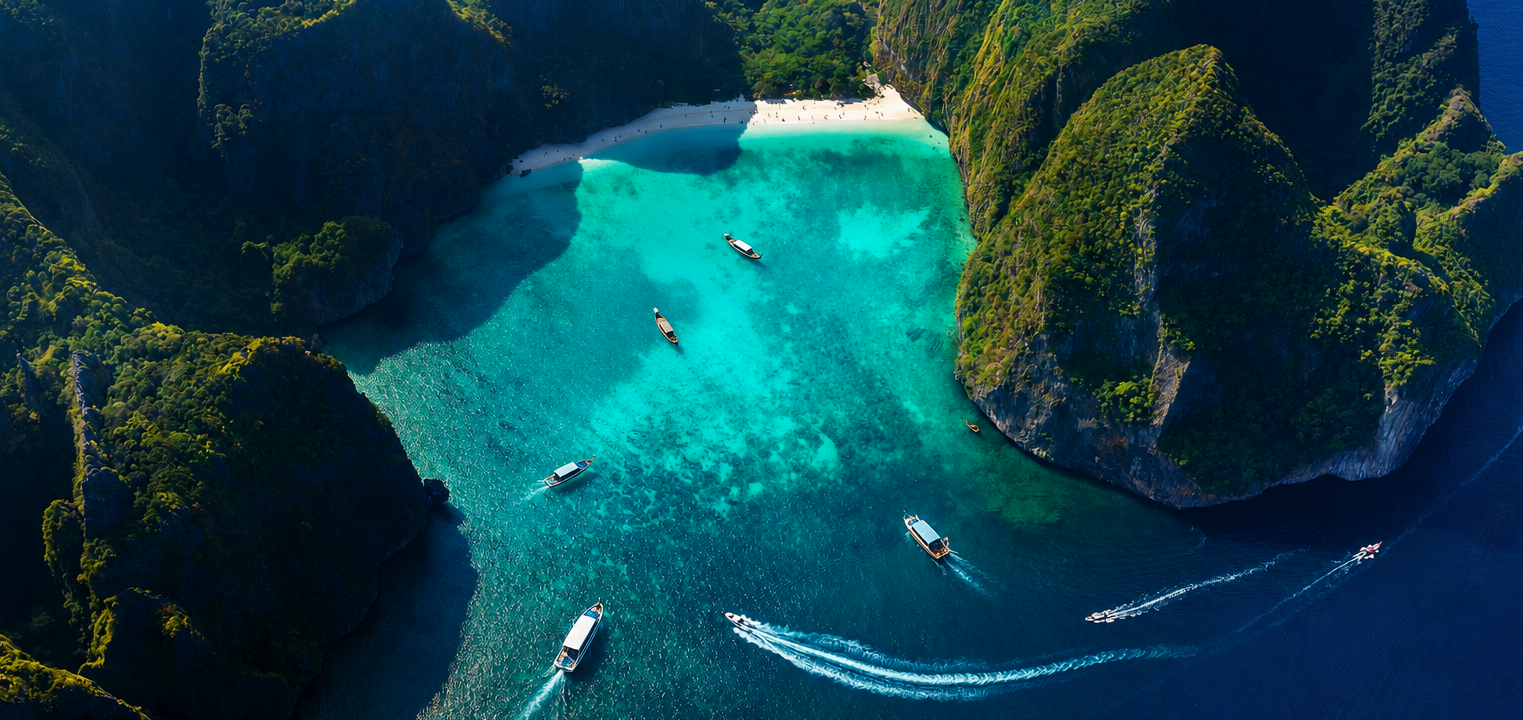 Phi Phi longtail boat beach fallback image