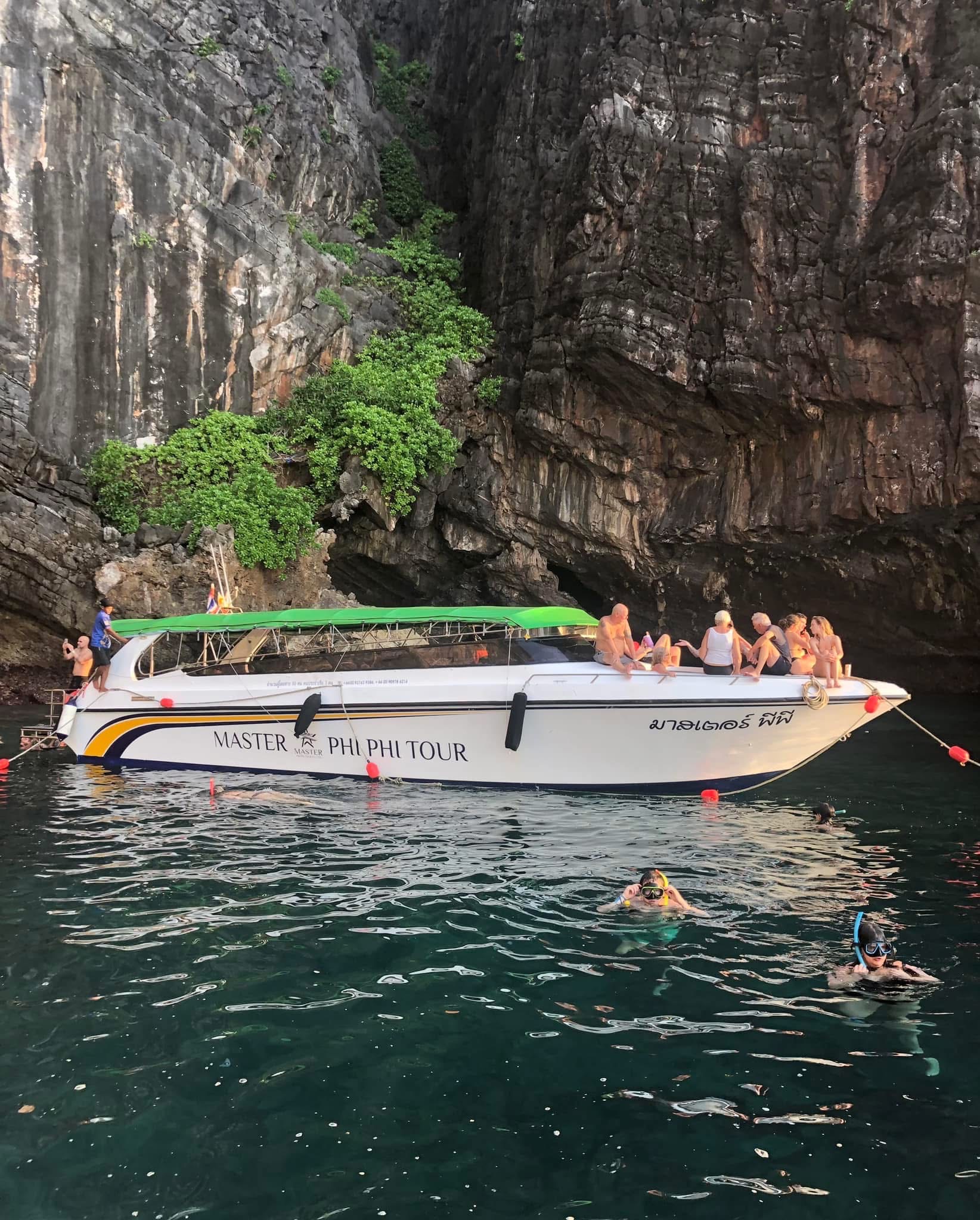 Scenic Phi Phi Islands view with boats